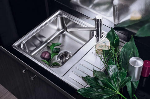 Кухонная мойка из нержавейки Omoikiri Sagami 63-IN нержавеющая сталь