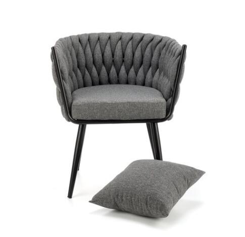 Кресло HALMAR AVATAR серый/черный