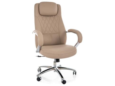 Кресло компьютерное SIGNAL Q-07 бежевый/хром