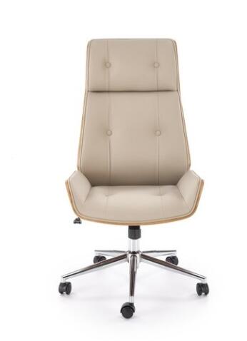 Кресло компьютерное HALMAR WEBSTER бежевый/орех