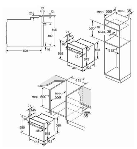 Духовой шкаф электрический MAUNFELD EOEF516RIB