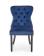Стул HALMAR MIYA темно-синий/черный