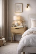 Тумба прикроватная HALMAR CASSINA натуральный/натуральный