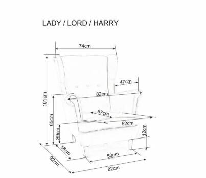 Кресло SIGNAL LADY Velvet Bluvel 14 серый/венге