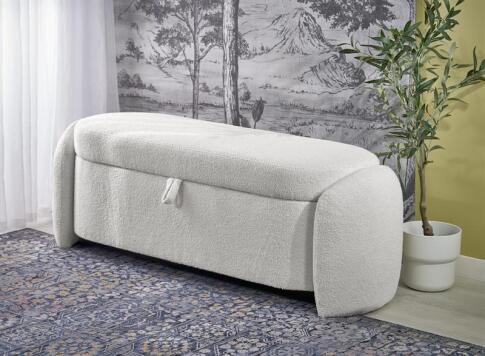 Пуф HALMAR FICARIA кремовый