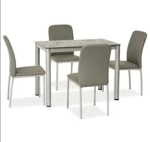 Стол обеденный SIGNAL DAMAR белый 80/60