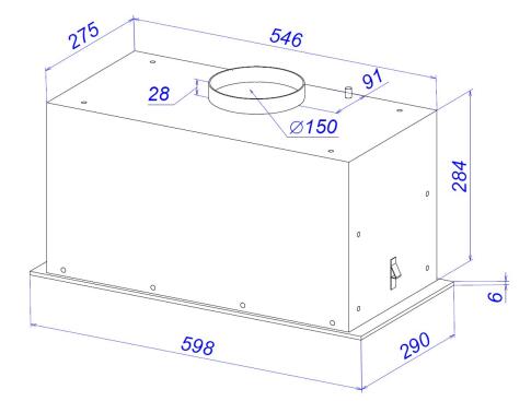 Вытяжка ZORG TECHNOLOGY STAR 1080 60 S-GC белый