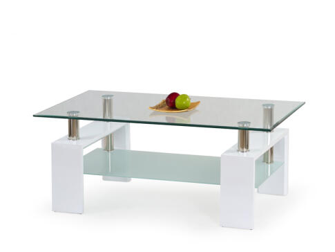 Стол журнальный HALMAR DIANA H белый, 110/60/55