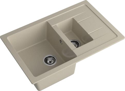 Кухонная мойка GRANFEST QUADRO Q-775KL топаз