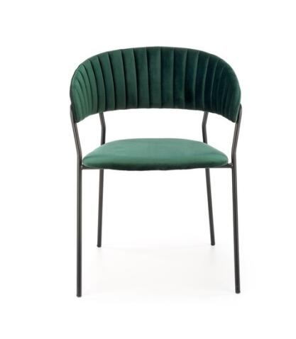 Стул HALMAR K426 темно-зеленый/черный