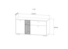 Комод ДСВ (МС Ланс) К101 Белый