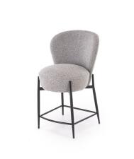 Стул барный HALMAR H126 серый/черный Стул барный HALMAR H126 серый/черный