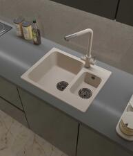 Смеситель для кухни GRANFEST QUARZ Z-5421 белый