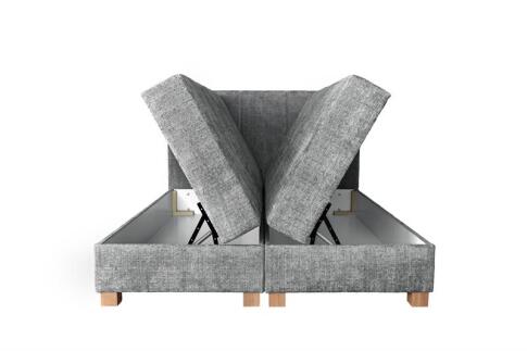 Кровать HALMAR LARGO серый, 160/200