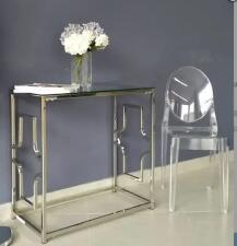 Консоль SIGNAL VERSACE C прозрачный/серебряный, 80/40/78