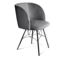 Стул Sheffilton SHT-ST33/S100 угольно-серый/черный муар