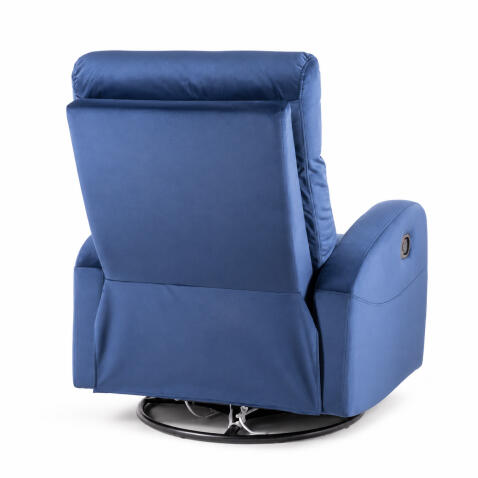 Кресло SIGNAL OLIMP Velvet Bluvel 86 раскладное, синий