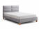 Кровать SIGNAL SIERRA Velvet Bluvel 03 светло-серый/дуб 120/200