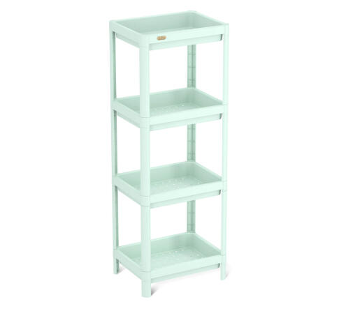 Стеллаж Sheffilton SHT-SS25-4 пастельно-зеленый