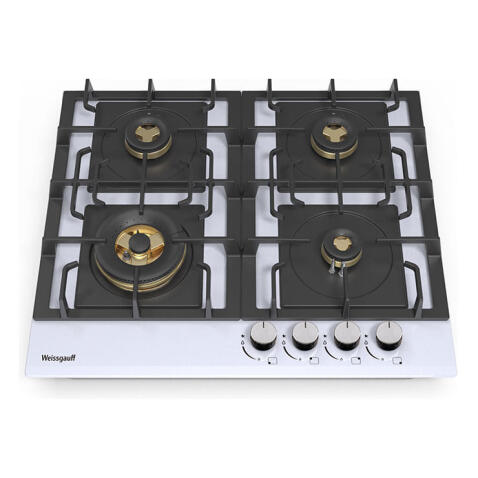 Поверхность газовая WEISSGAUFF HGG 6445 WH Volcano Burner