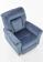 Кресло HALMAR BARD раскладное, темно-синий/натуральный