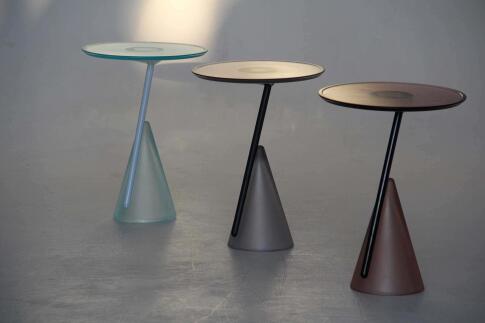 Стол журнальный Sheffilton SHT Айс-коун нежный дымчатый