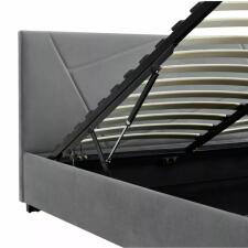 Кровать SIGNAL COLUMBIA Velvet tap. 192 серый, 160/200