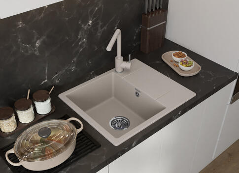 Кухонная мойка GRANFEST URBAN UR-258L песочный