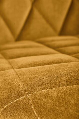 Стул HALMAR K450 горчичный/черный