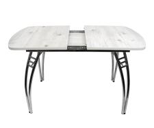 Стол ВВР Раздвижной пластиковый Бискайская сосна/паук 110-150/70