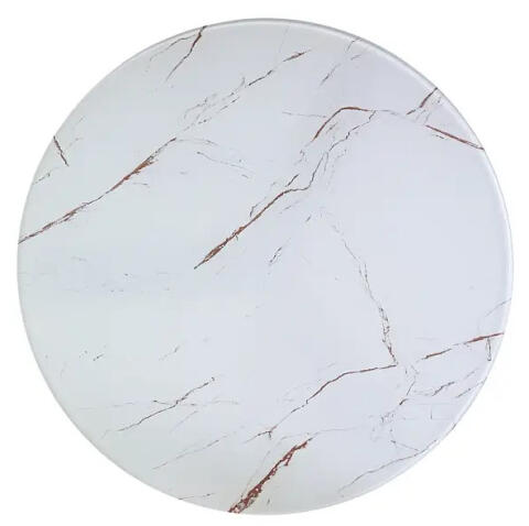 Стол журнальный SIGNAL VEGA C мраморный эффект/черный, 45/50