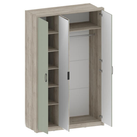Шкаф САНТАН Юми ШК-3503 Дуб серый/Эвкалипт