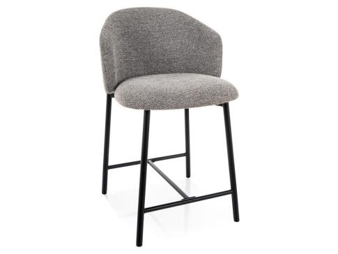 Стул барный SIGNAL OSAKA H-2 t.254 серый/черный