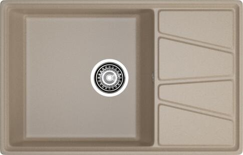 Кухонная мойка GRANFEST VERTEX V-780L песочный