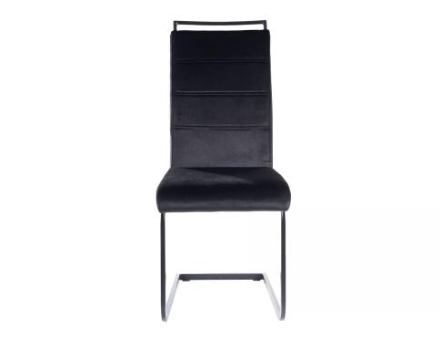 Стул SIGNAL H441 Velvet tap. 117 черный/черный мат