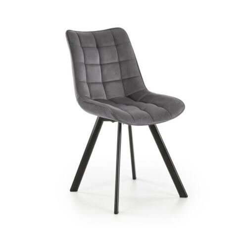 Стул HALMAR K332 серый/черный