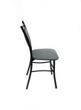 Стул ВВР Мажор серый/черный, экокожа
