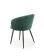 Стул HALMAR K430 темно-зеленый/черный