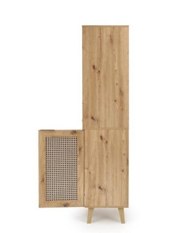 Стеллаж HALMAR BORNEO REG-1 дуб артизан/черный