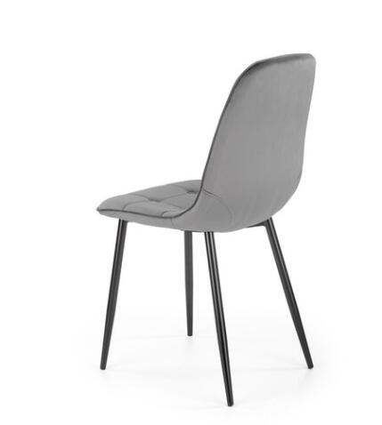 Стул HALMAR K417 серый/черный