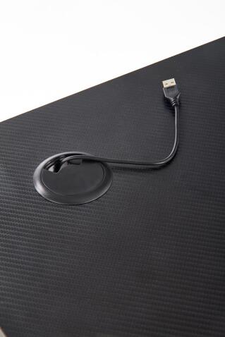 Стол компьютерный HALMAR B40 черный/красный