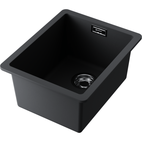 Кухонная мойка Omoikiri Kata 34-U-BL Artgranit/черный