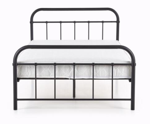 Кровать HALMAR LINDA черный, 120/200