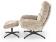 Кресло HALMAR DARIO бежевый/черный