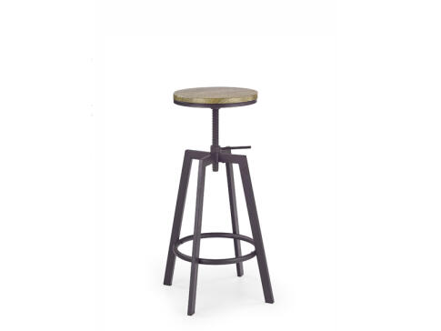 Стул барный HALMAR H64 кофе/old vasion