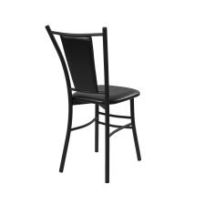 Стул ВВР Марсель Черный/черный, экокожа