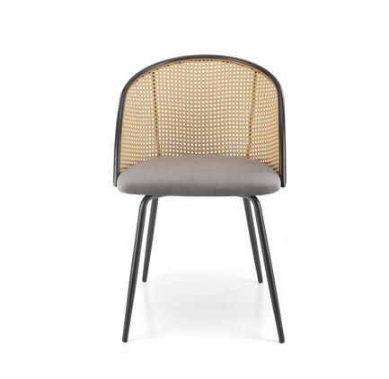 Стул HALMAR K508 серый/черный