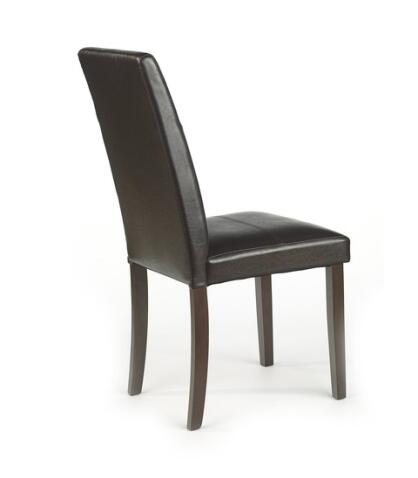 Стул HALMAR KERRY BIS венге/темно-коричневый