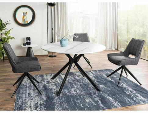 Стул SIGNAL TELLO Bjorn 13 серый/черный, поворотный