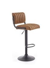Стул барный HALMAR H88 коричневый/черный Стул барный HALMAR H88 коричневый/черный